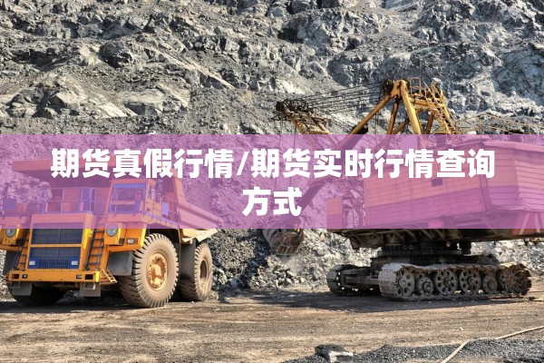 期货真假行情/期货实时行情查询方式