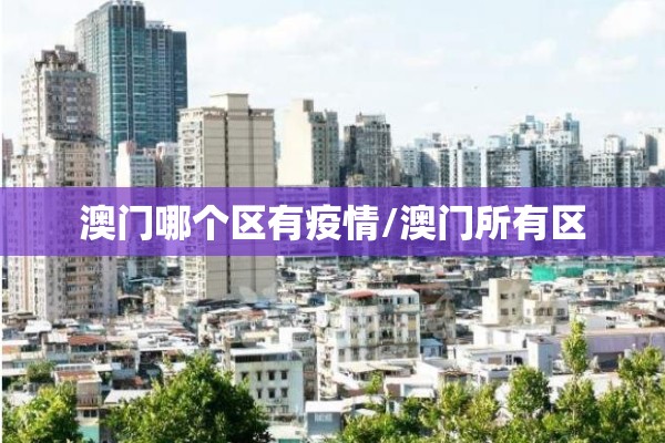 澳门哪个区有疫情/澳门所有区