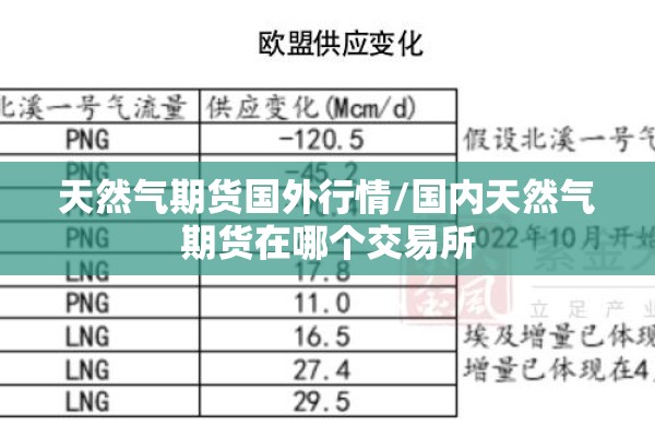 天然气期货国外行情/国内天然气期货在哪个交易所 天然气期货国外行情/国内天然气期货在哪个交易所