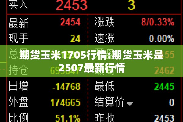 期货玉米1705行情:期货玉米是2507最新行情 期货玉米1705行情:期货玉米是2507最新行情