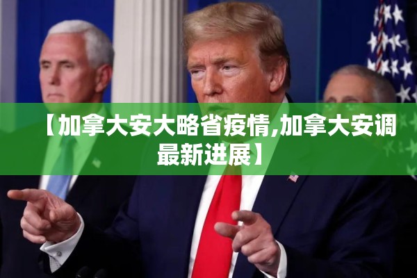 【加拿大安大略省疫情,加拿大安调最新进展】 【加拿大安大略省疫情,加拿大安调最新进展】