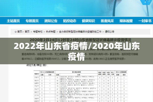 2022年山东省疫情/2020年山东疫情