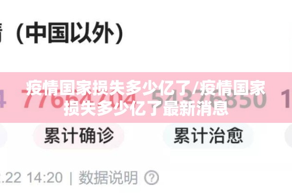 疫情国家损失多少亿了/疫情国家损失多少亿了最新消息