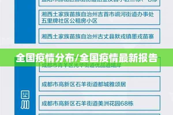 全国疫情分布/全国疫情最新报告
