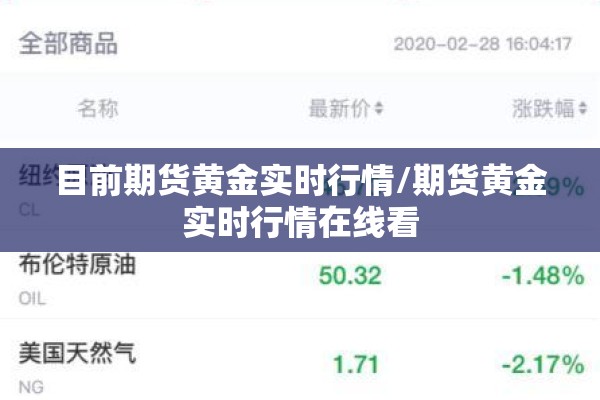 目前期货黄金实时行情/期货黄金实时行情在线看 目前期货黄金实时行情/期货黄金实时行情在线看