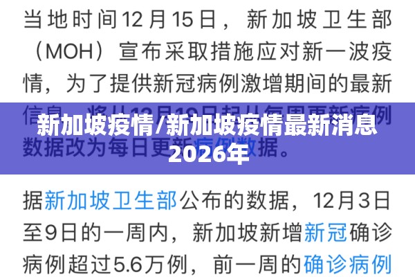 新加坡疫情/新加坡疫情最新消息2026年 新加坡疫情/新加坡疫情最新消息2026年
