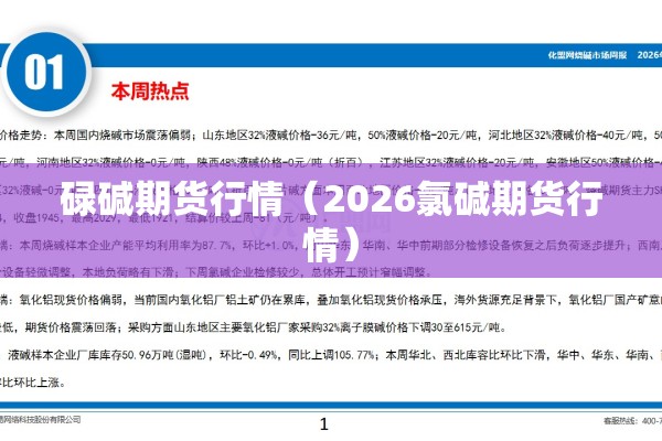 碌碱期货行情(2026氯碱期货行情) 碌碱期货行情(2026氯碱期货行情)