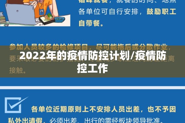 2022年的疫情防控计划/疫情防控工作