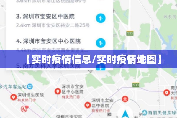 【实时疫情信息/实时疫情地图】