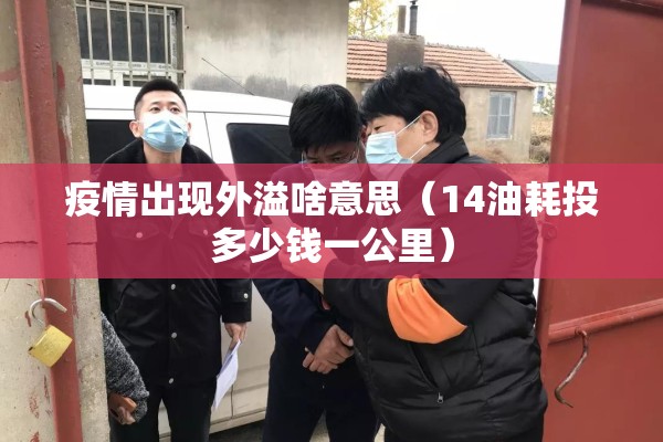 疫情出现外溢啥意思(14油耗投多少钱一公里) 疫情出现外溢啥意思(14油耗投多少钱一公里)