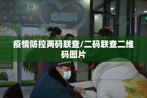 疫情防控两码联查/二码联查二维码图片