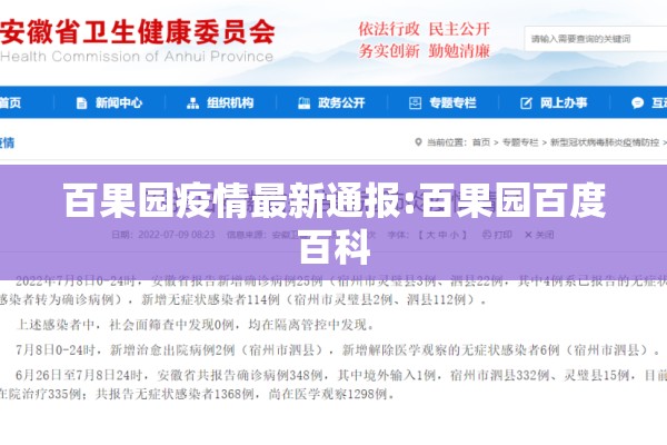 百果园疫情最新通报:百果园百度百科 百果园疫情最新通报:百果园百度百科