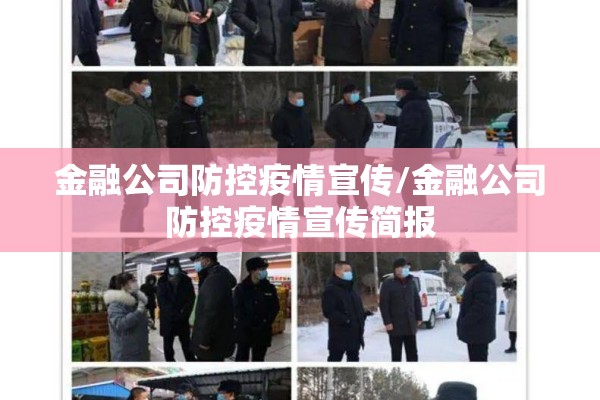 金融公司防控疫情宣传/金融公司防控疫情宣传简报