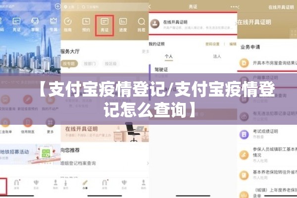 【支付宝疫情登记/支付宝疫情登记怎么查询】