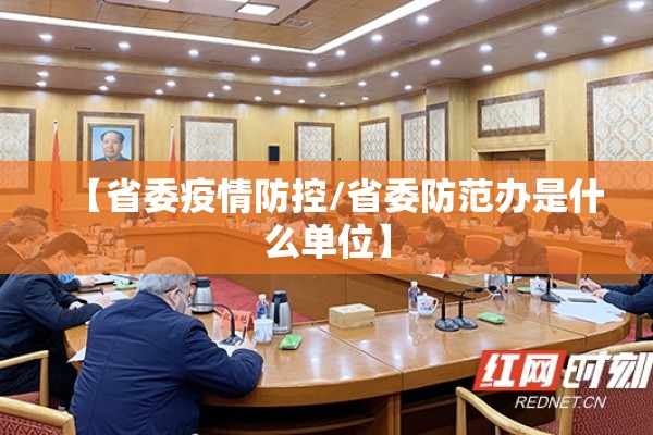 【省委疫情防控/省委防范办是什么单位】 【省委疫情防控/省委防范办是什么单位】