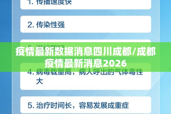 疫情最新数据消息四川成都/成都疫情最新消息2026 疫情最新数据消息四川成都/成都疫情最新消息2026