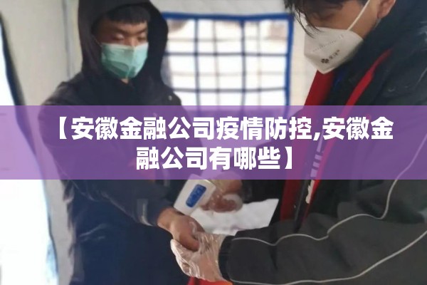 【安徽金融公司疫情防控,安徽金融公司有哪些】