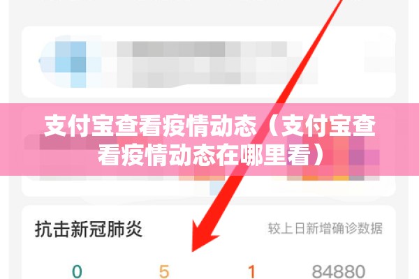 支付宝查看疫情动态(支付宝查看疫情动态在哪里看) 支付宝查看疫情动态(支付宝查看疫情动态在哪里看)