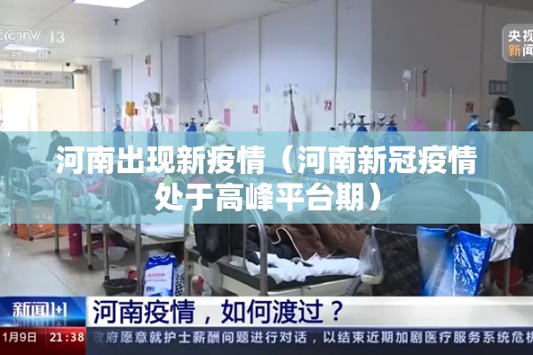 河南出现新疫情(河南新冠疫情处于高峰平台期) 河南出现新疫情(河南新冠疫情处于高峰平台期)