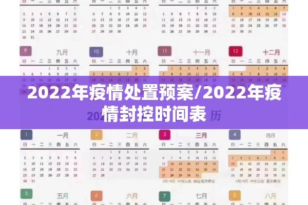 2022年疫情处置预案/2022年疫情封控时间表 2022年疫情处置预案/2022年疫情封控时间表