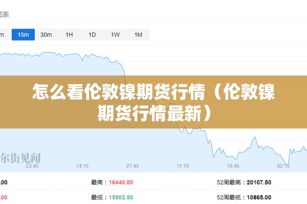 怎么看伦敦镍期货行情(伦敦镍期货行情最新) 怎么看伦敦镍期货行情(伦敦镍期货行情最新)