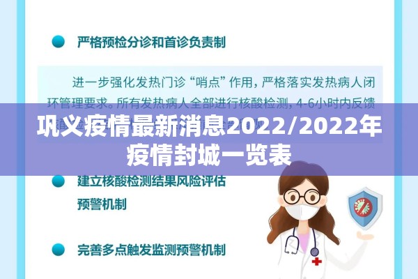 巩义疫情最新消息2022/2022年疫情封城一览表 巩义疫情最新消息2022/2022年疫情封城一览表