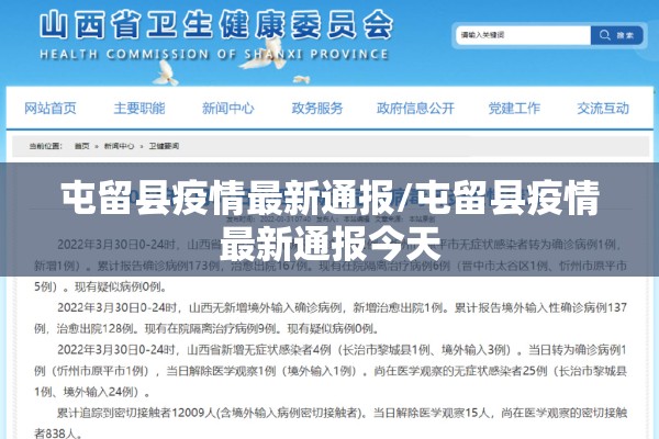 屯留县疫情最新通报/屯留县疫情最新通报今天 屯留县疫情最新通报/屯留县疫情最新通报今天