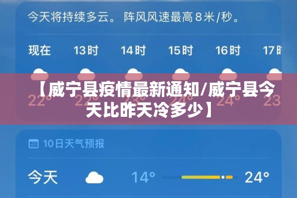 【威宁县疫情最新通知/威宁县今天比昨天冷多少】 【威宁县疫情最新通知/威宁县今天比昨天冷多少】