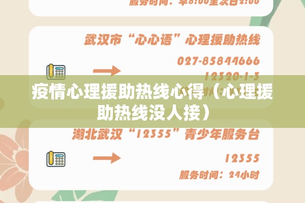 疫情心理援助热线心得（心理援助热线没人接）