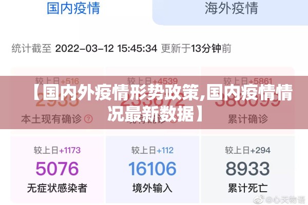 【国内外疫情形势政策,国内疫情情况最新数据】