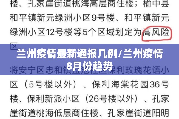 兰州疫情最新通报几例/兰州疫情8月份趋势