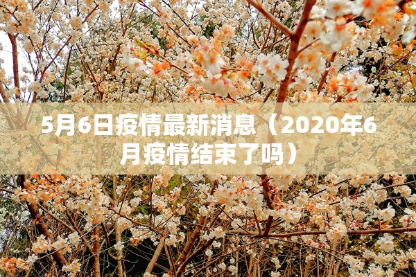 5月6日疫情最新消息（2020年6月疫情结束了吗）