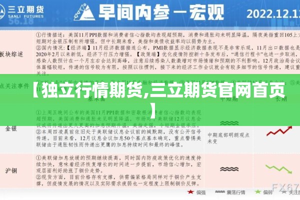 【独立行情期货,三立期货官网首页】