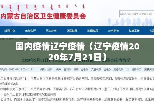国内疫情辽宁疫情(辽宁疫情2020年7月21日) 国内疫情辽宁疫情(辽宁疫情2020年7月21日)