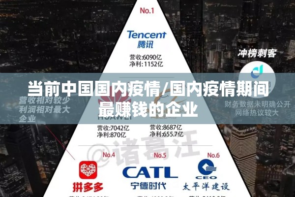 当前中国国内疫情/国内疫情期间最赚钱的企业 当前中国国内疫情/国内疫情期间最赚钱的企业