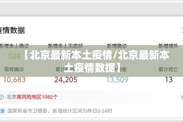 【北京最新本土疫情/北京最新本土疫情数据】 【北京最新本土疫情/北京最新本土疫情数据】